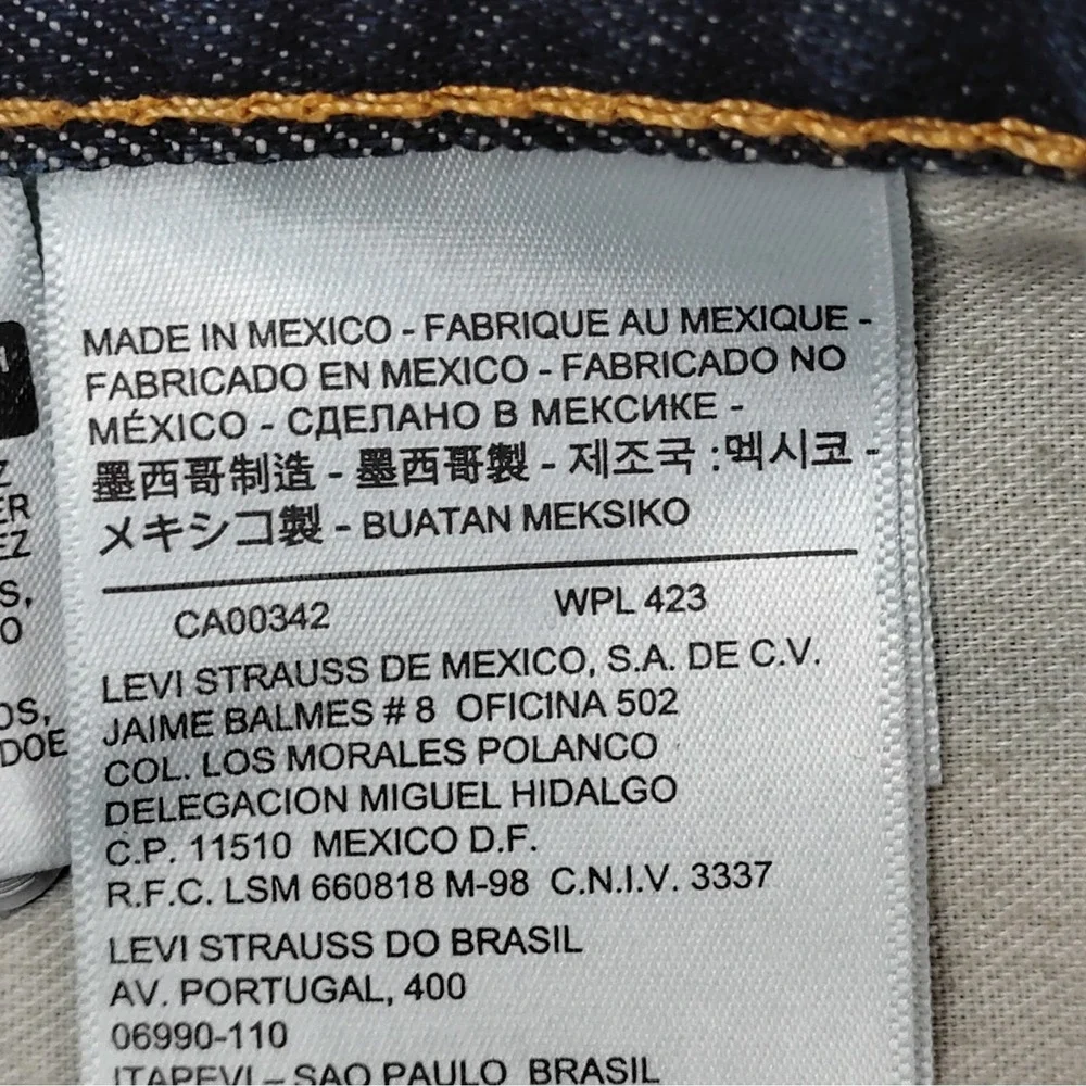 Levi's 559 Jeans Men's 38x36 Big & Tall Relaxed Straight NWT Medium Wash Denim
